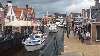 Lemmer Ijsselmeer Niederlande  Netherlands  07 2017  Lemmer Downtown Beach amp Pumping Station [upl. by Licec]