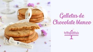 Cómo hacer Galletas de Chocolate Blanco [upl. by Einberger]