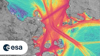 Sentinel1 tracking maritime traffic [upl. by Yasnil]