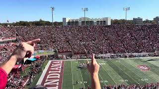 Nebraska Cornhuskers  Indiana Hoosiers LIVE CROWD REACTION Nebraska fumbles in the second quarter [upl. by Oibesue]