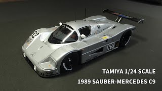 SAUBERMERCEDES C9  TAMIYA 124 SCALE  スケールモデル  ル・マン [upl. by Lacey]