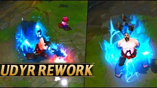 UDYR REWORK GAMEPLAY PREVIEW  New Abilities amp Animations Teaser  League of Legends [upl. by Ahseram]