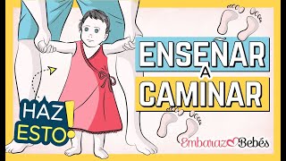 5 TRUCOS para enseñar a CAMINAR a un bebé 👣👶🏼 ¿Cuándo aprenden a andar [upl. by Dunson]