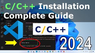 How to Install C  C Compiler and Set up Visual Studio Code for CC Programming [upl. by Allveta]