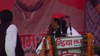 04  Akhilesh yadav  Siwalkhas Meerut 07022017 [upl. by Bethesde382]