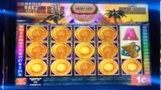 Konami MAYAN CHIEF slot machine 550 free spins BONUS BIG WIN [upl. by Horodko]