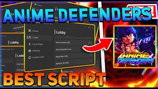 Anime Defenders Script GUI  Hack Auto Summon Rollback Dupe Units And More PASTEBIN 2024 [upl. by Tiffie]