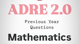 ADRE Assam Maths 2024 assampolicemaths adreexam adreexams2024 adremaths adremathsquestions [upl. by Karmen]