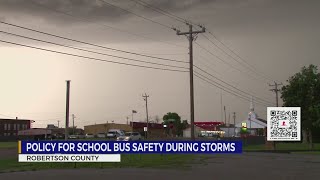 Robertson County policy for school bus safety during storms [upl. by Amaj]