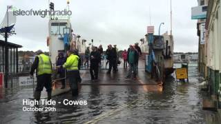 Flooding  High Tide Cowes [upl. by Aprilette]