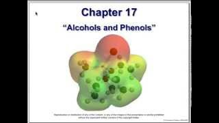 Organic Chemistry I  Chapter 17  Alcohols and Phenols [upl. by Aitnecserc]