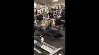 Eddie Hall 220kg Incline Bench Press at Strength Asylum [upl. by Sylas]