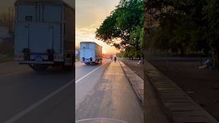 Sunset on the way back roadtrip automobile nature adventure travel viralvideo viralshorts [upl. by Nottap19]