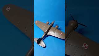 PZL37A Łoś ZTS Plastyk vintage 172 scalemode ww2 history [upl. by Mayyahk]