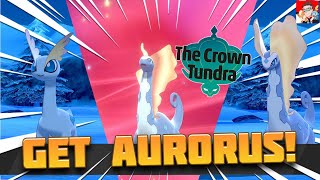 How to catch Amaura amp Aurorus In Pokemon Sword And Shield Crown Tundra [upl. by Sum]