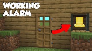 Minecraft How to make an Alarm System easy [upl. by Hilar]