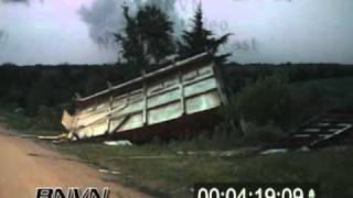 5222004 Storm Chasing Footage Of Tornadic Storm Stock Video [upl. by Lolly948]