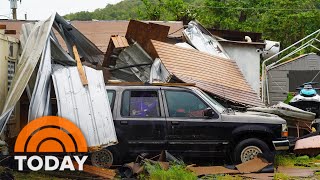 Hurricane Ernesto batters Puerto Rico heads toward Bermuda [upl. by Aekin682]