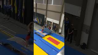 Nationals 2022 Im trying get back to this guy 👀 flip gymnast trampoline shorts [upl. by Valerle]