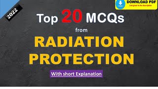 Top 20 Multiple Choice Question amp Answers  Radiation Protection  Radiography QampA [upl. by Jehu510]