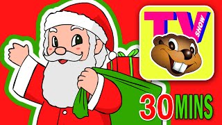 BBTV S1 E6 quotChristmas Specialquot  Busy Beavers TV Show  Santa Rudolph Frosty Jingle Bells Kids [upl. by Quenna117]