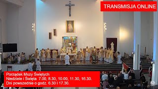 Kościół Miłosierdzia Bożego w Starym Sączu  Transmisja LIVE  Na Żywo [upl. by Weidner931]