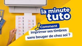 ✉️ Comment imprimer ses timbres à la maison [upl. by Gusella]