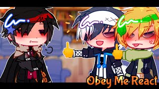 obey me react to themselves and mc°•✿ [upl. by Artinad]