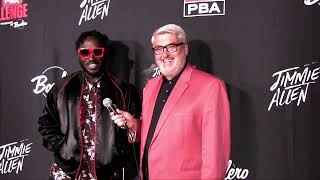 Hannibal Buress on the Red Carpet at 2022 Jimmie Allen PBA Invitational [upl. by Amoreta]