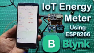 IoT Energy Meter using INA219 Sensor ESP8266 amp Blynk 20 [upl. by Aneeuqahs988]