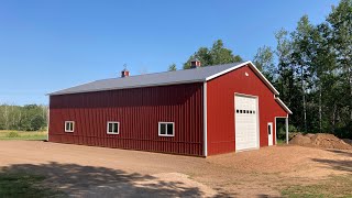 New Building Update  Overhead Doors Landscaping Progress amp Upcoming Drainage Work [upl. by Ilat]