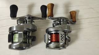 Shimano Calcutta Conquest DC101 vs Loongze DC B101AIRHG люфт лесоукладчика [upl. by Nanci795]