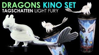 Dragons 3  Kino Set  Tagschatten  Lightfury  Merchandise Figur zum Film [upl. by Scrogan271]