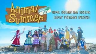 Animal Crossing New Horizons Cosplay photoshoot backstage [upl. by Mintun491]