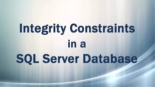 Integrity Constraints Key Referential Domain in SQL Server Database amp DBMS [upl. by Godding174]