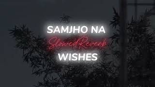 Samjho na X Wishes SlowedReverb  Official Mashup [upl. by Kieger]