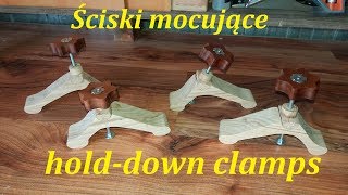 057 Ściski mocujące holddown clamps [upl. by Aihseket]