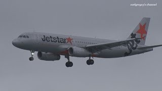 那覇空港 Jetstar Japan JJP Airbus A320200 JA05JJ 着陸 2018126 [upl. by Ennej]