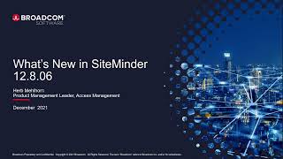 Webinar  Whats New in Symantec SiteMinder 12806 [upl. by Rajiv142]