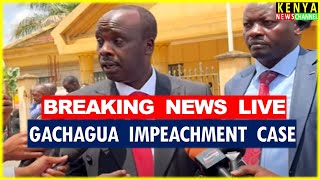 LIVE HIGH COURT  Rigathi Gachagua LAWYERS Breathing Fire over impeachment case amp Kindiki Nomination [upl. by Enicar]