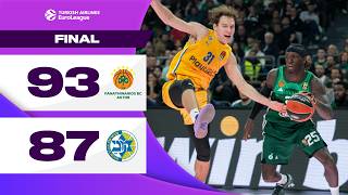 Lessort shows CHAMPIONSHIP spirit  Panathinaikos  Maccabi  BASKETBALL HIGHLIGHTS R8 202425 [upl. by Celeste]