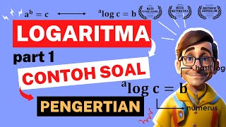 LOGARITMA Part 1 l Pengertian Notasi dan Contoh Soal Logaritma [upl. by Hort]