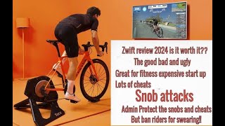 Zwift Review 2024 is it worth it the good bad and ugly of cycling inside [upl. by Maccarone]