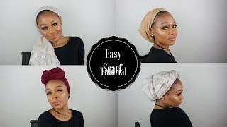 5 Easy Scarf StylesTutorial ft Culture Hijab  YASMINE SIMONE [upl. by Novel916]