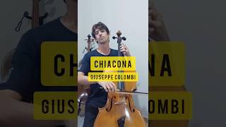 Chiacona a Basso Solo  Giuseppe Colombi rodrigopradocello violoncelo cello [upl. by Cyrillus]