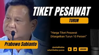 Harga Tiket Pesawat Ditargetkan Turun 10 Persen eshalkhalisa [upl. by Alicec755]