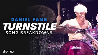 Daniel Fang Breaks Down Turnstile Drum Parts [upl. by Hanikehs]