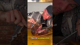 96OZ TBONE STEAK CHALLENGE 🤯🥩 foodchallenge food steak shorts [upl. by Tenrag]