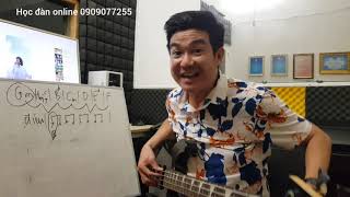 Thiên Hạ Hữu Tình Nhân  Học Guitar Bass online [upl. by Peper]