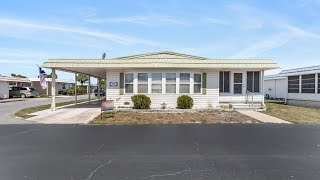 Well Kept Cozy Double Wide Manufactured Home 55 Plus Community in Largo FL Narrated [upl. by Ornstead142]